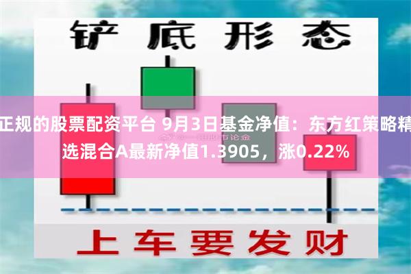 正规的股票配资平台 9月3日基金净值：东方红策略精选混合A最新净值1.3905，涨0.22%