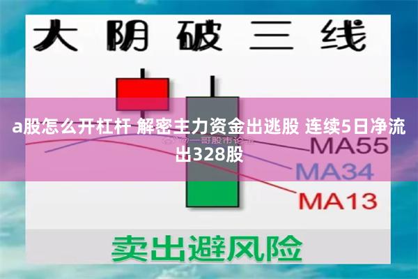 a股怎么开杠杆 解密主力资金出逃股 连续5日净流出328股