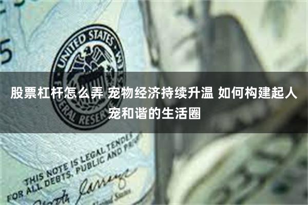 股票杠杆怎么弄 宠物经济持续升温 如何构建起人宠和谐的生活圈